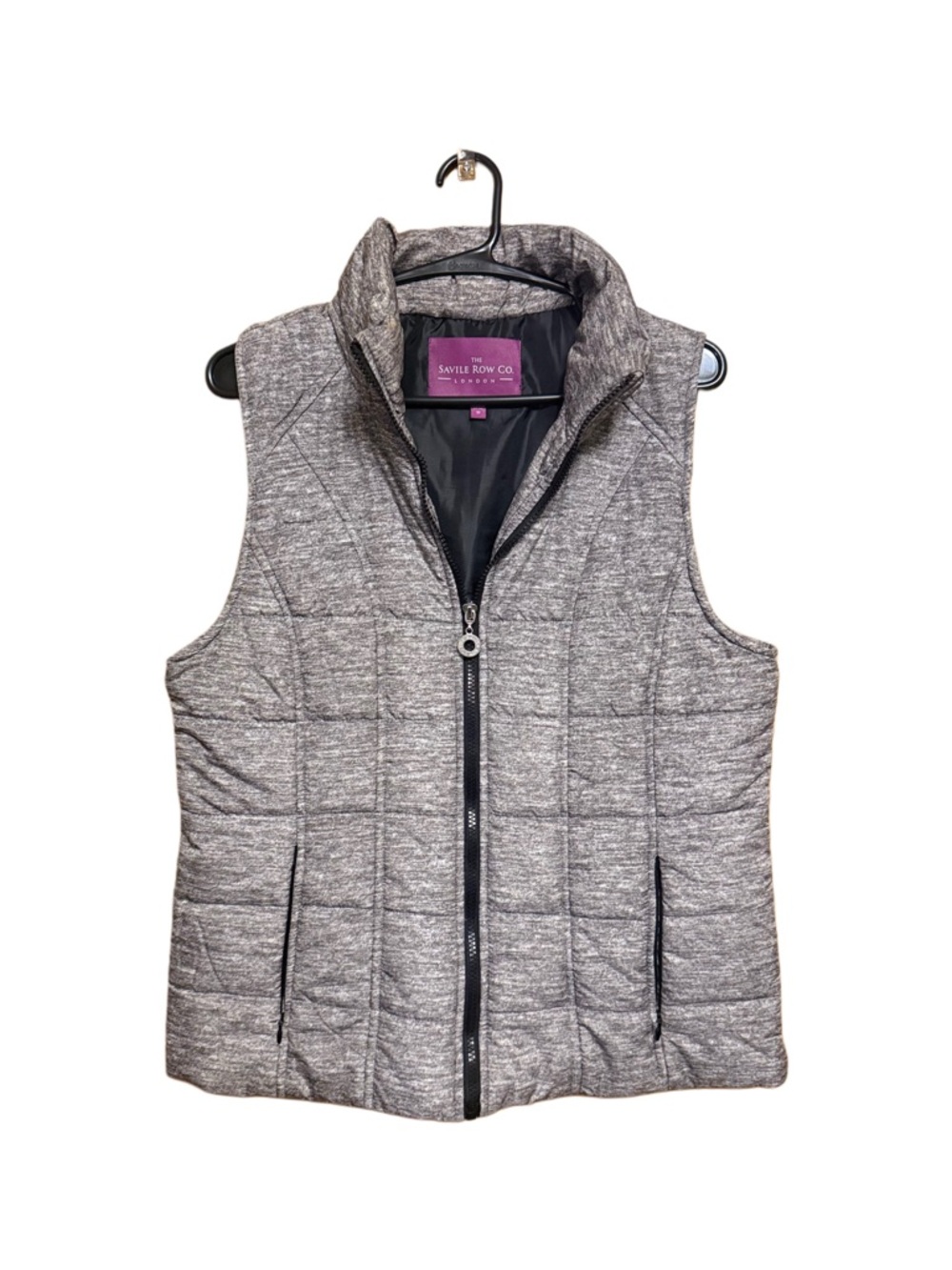 💖 Women’s Savile Row London Quilted Vest Lightweight Minimalist Outdoor 💖